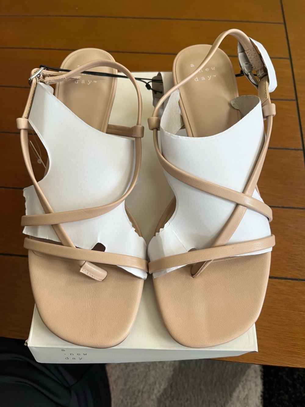 NIB a new day Reggie Strappy Heels Size 8